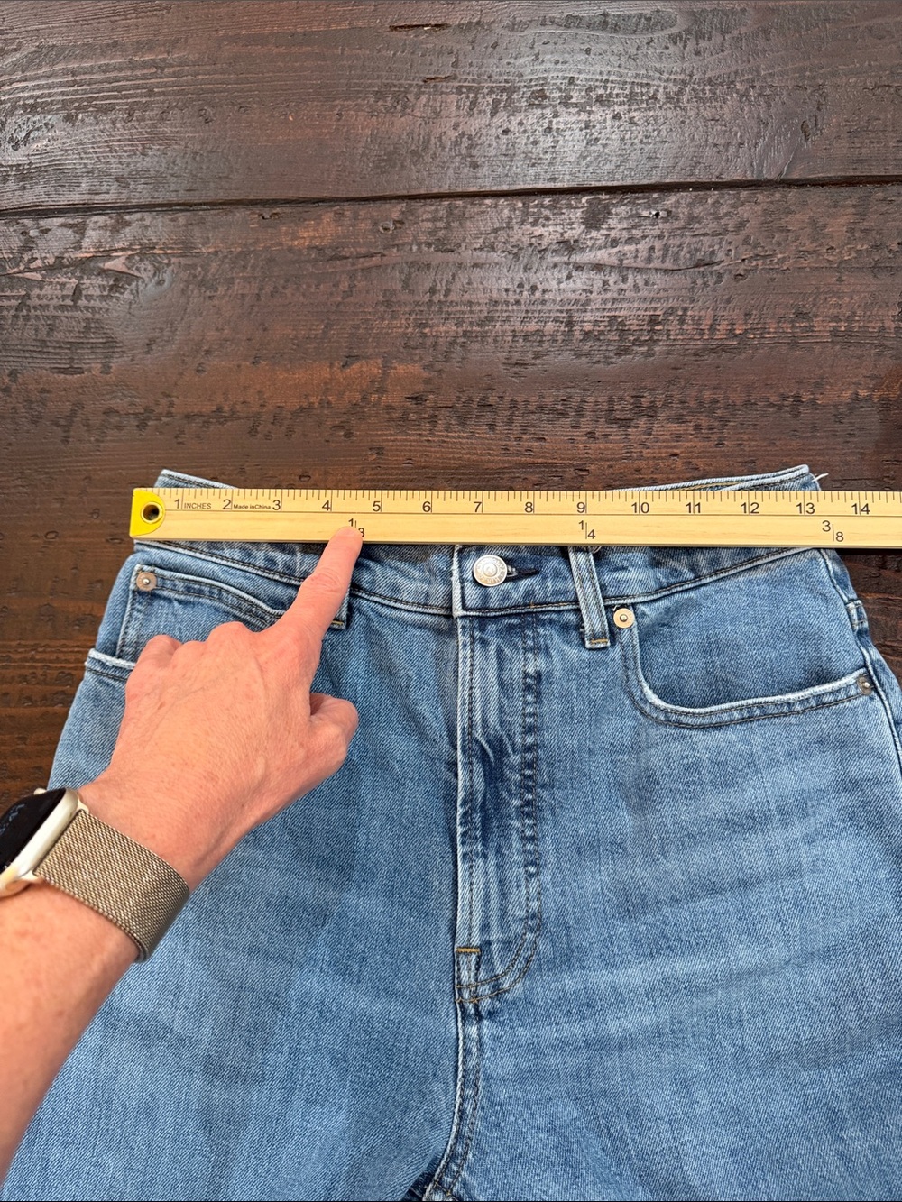 Everlane The Way High Jean High Rise Straight Medium Wash Denim 27 Regular - Picture 10 of 15